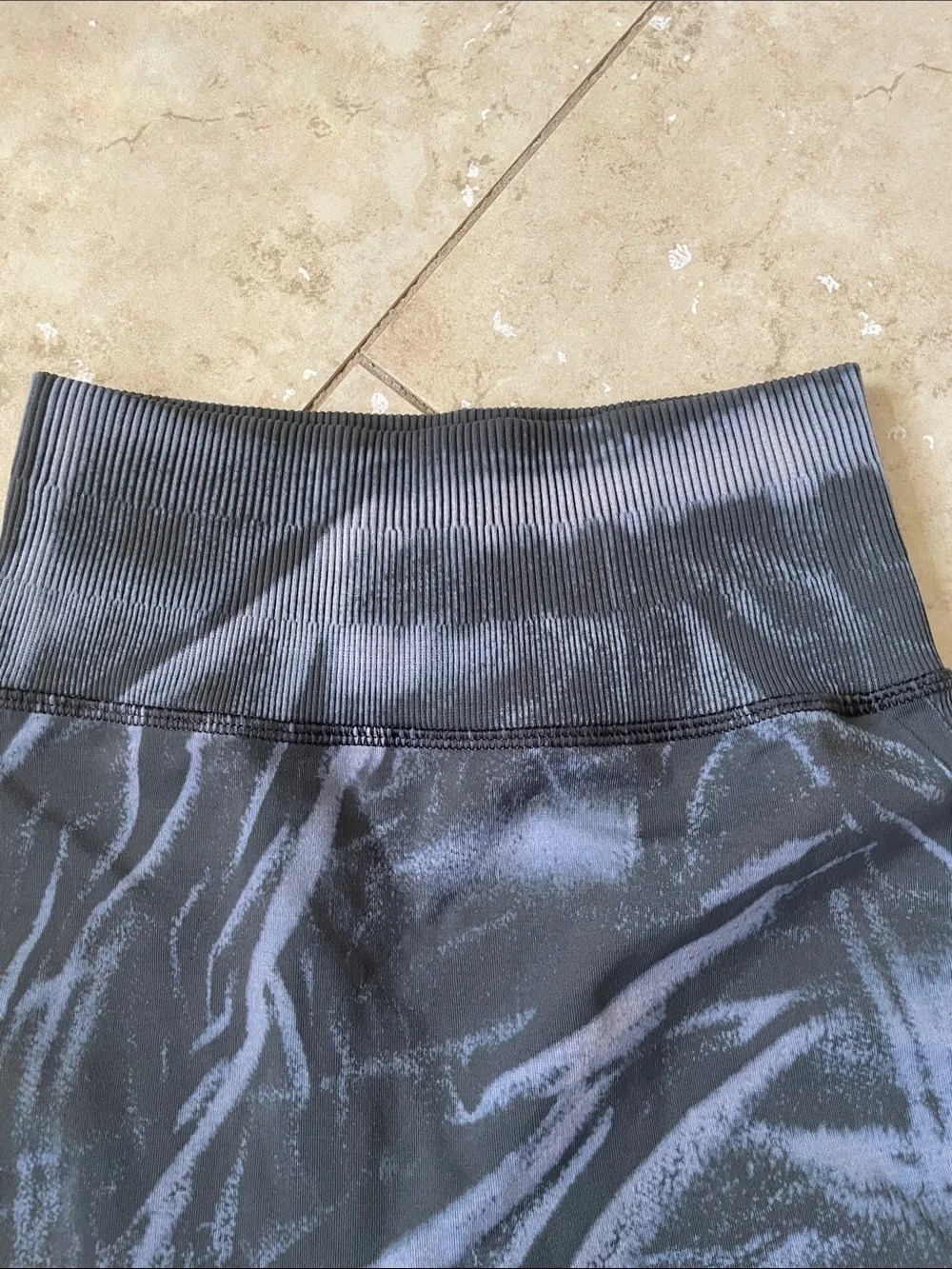 lululemon athletica Black Marble Print Leggings